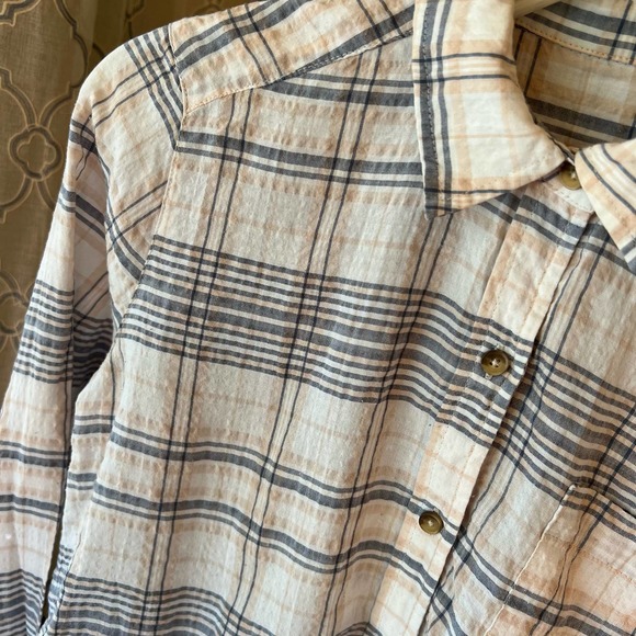 Abercrombie & Fitch Plaid Flannel Button Down Shirt Size XS - Picture 8 of 11